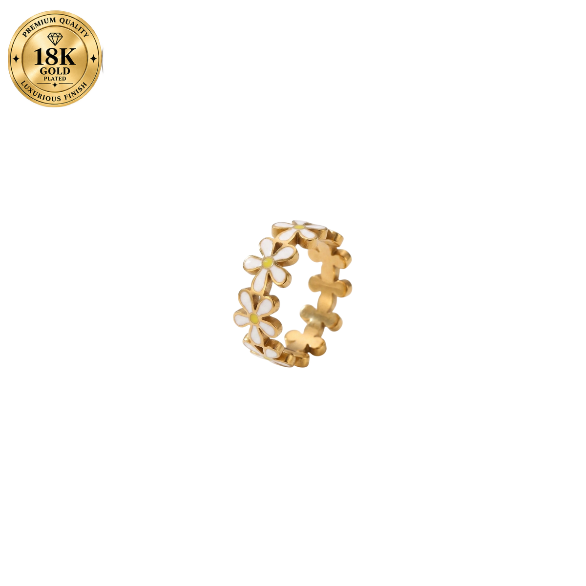 ELYSIAN Floréane Daisy Ring