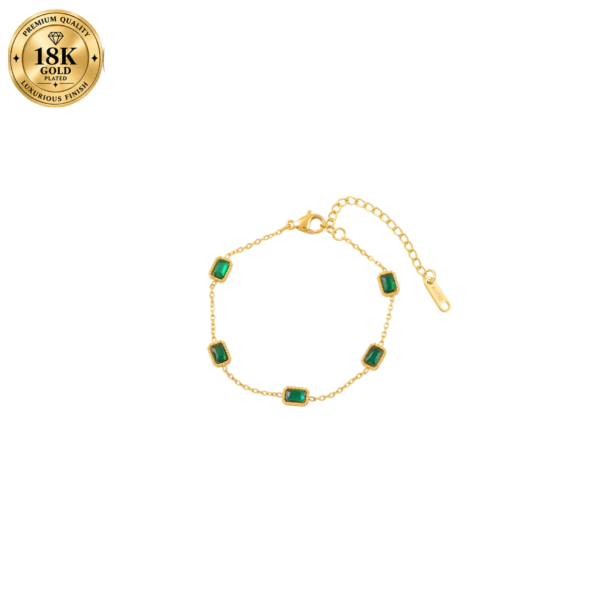ELYSIAN VERDANT Signature Cuban Bracelet