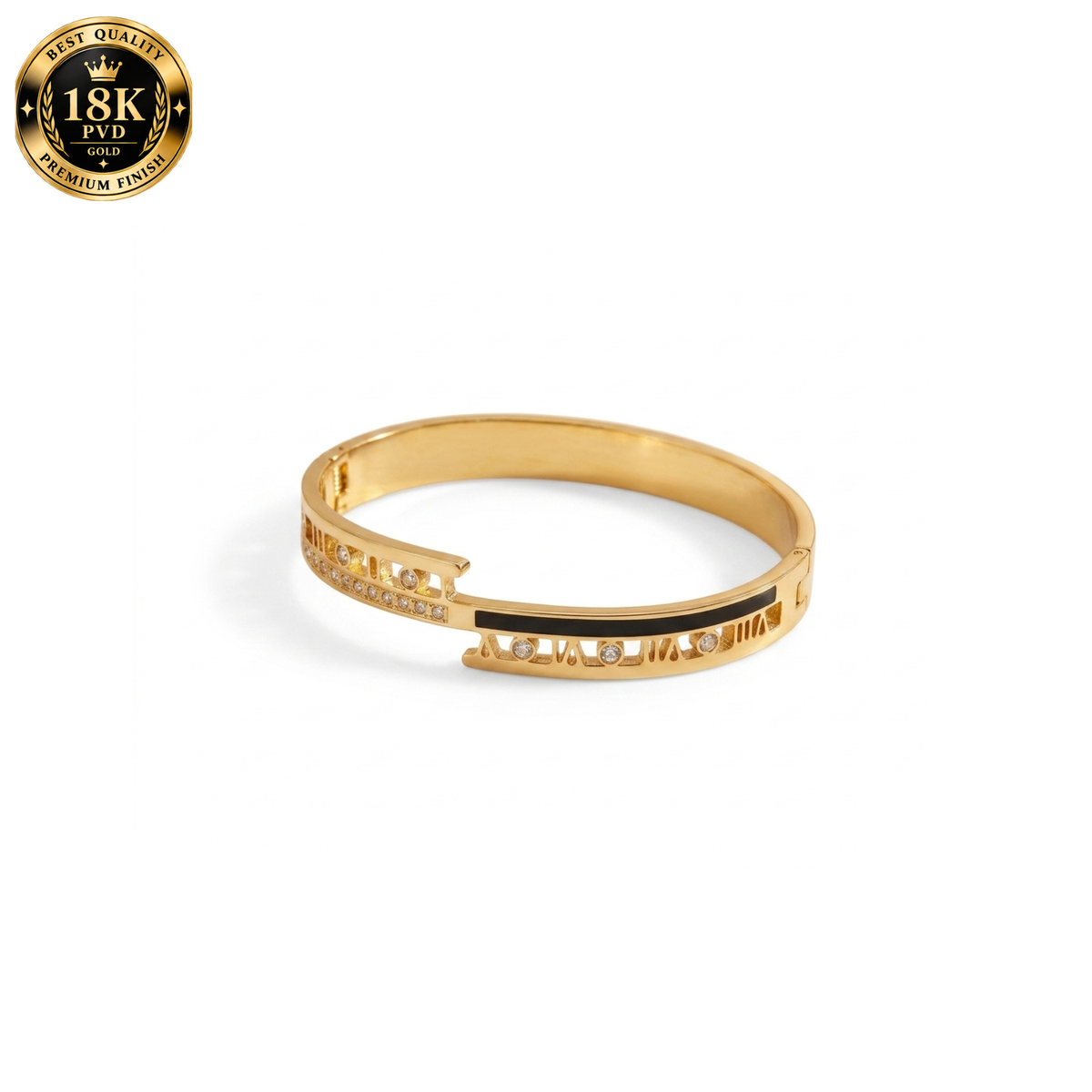 ELYSIAN Noirelle Géométrie Bangle
