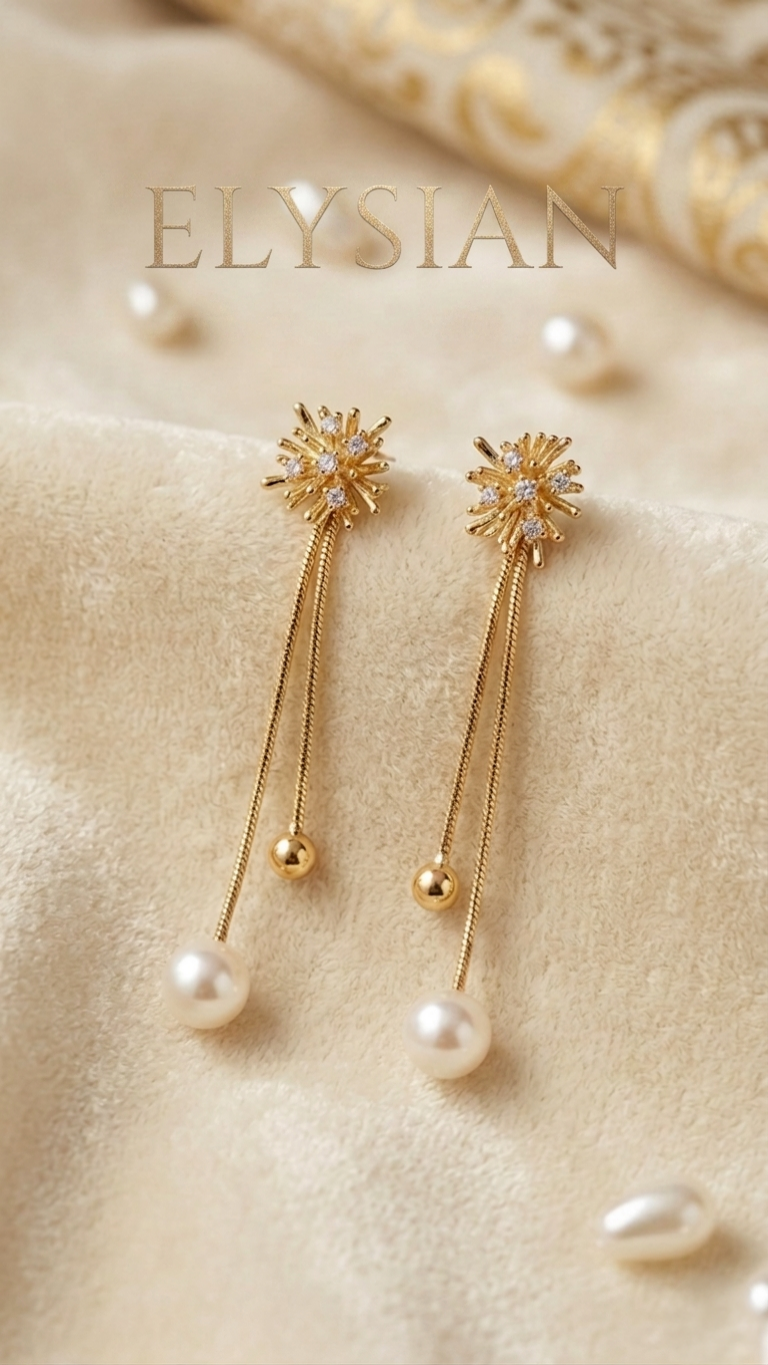 Elysian Celeste Pearl Drops