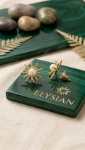 Elysian Sunburst Pearl Studs