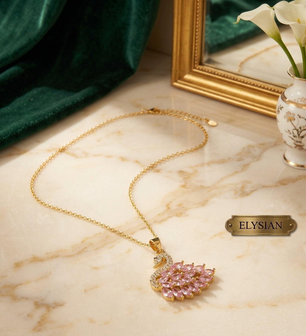 ELYSIAN Sorevia Swan Necklace
