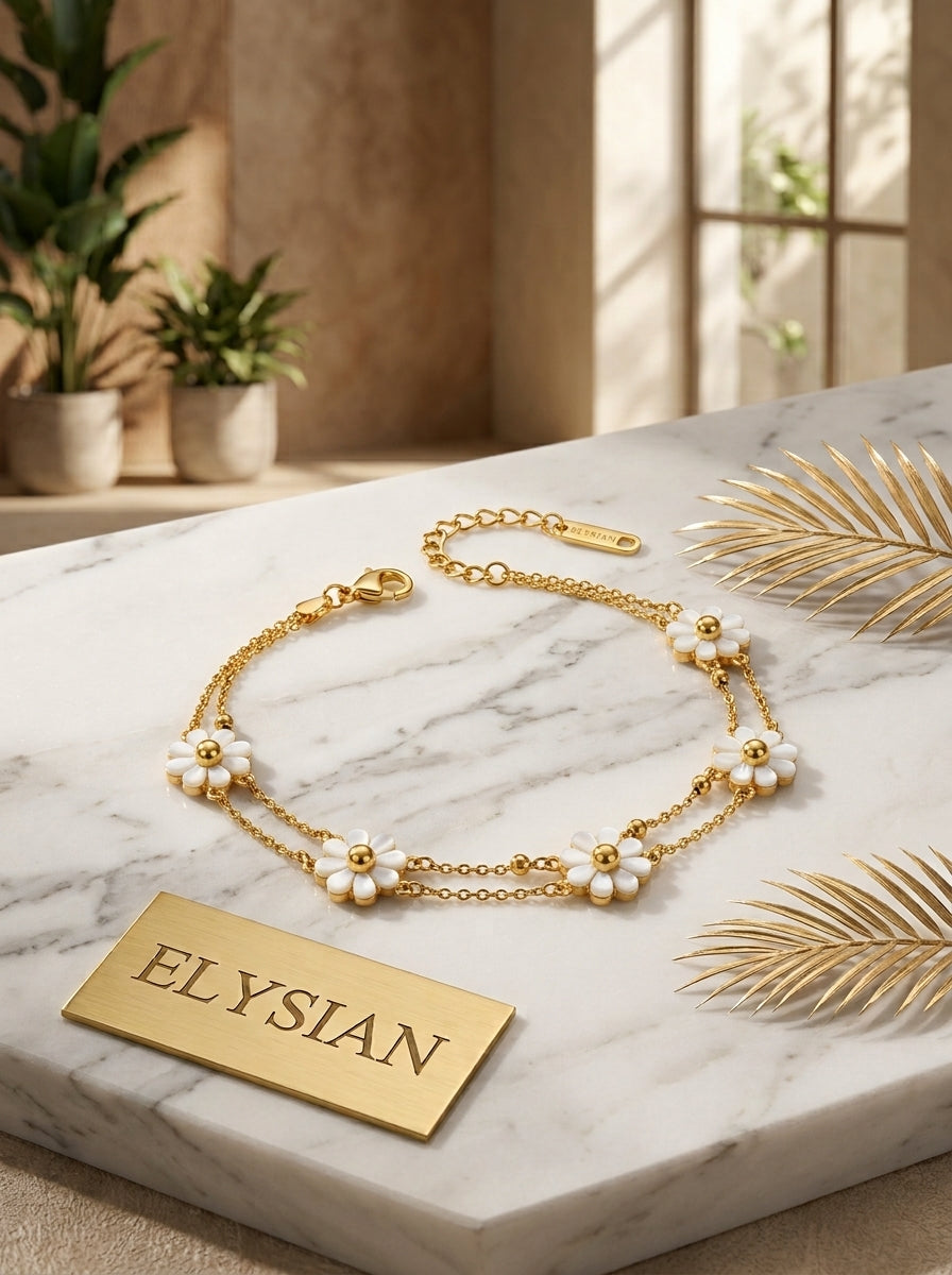 ELYSIAN Célianne Chrysanthemum Bracelet