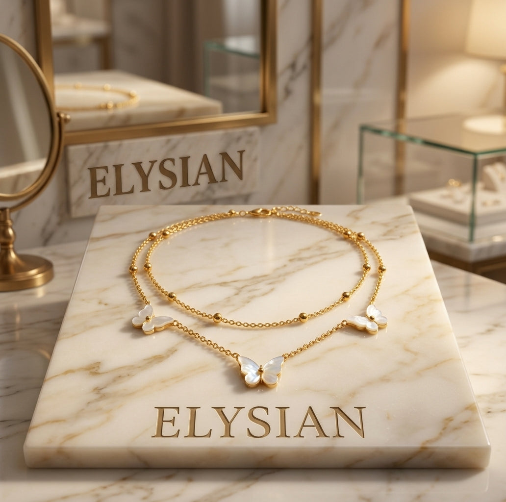 ELYSIAN Aurevielle Butterfly Necklace