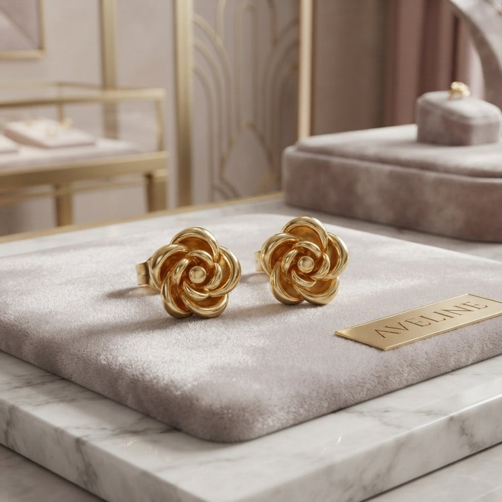 ELYSIAN Fiorenne Bloom Studs