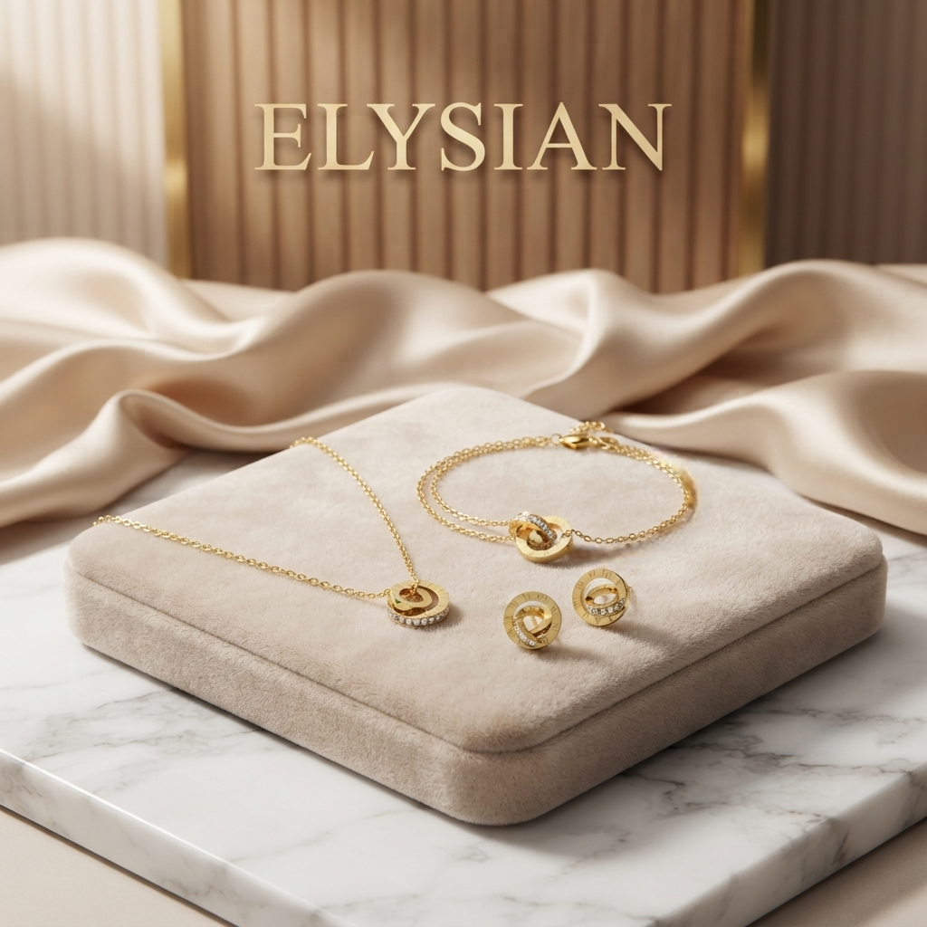 ELYSIAN Célestia Géométrie Jewellery Set