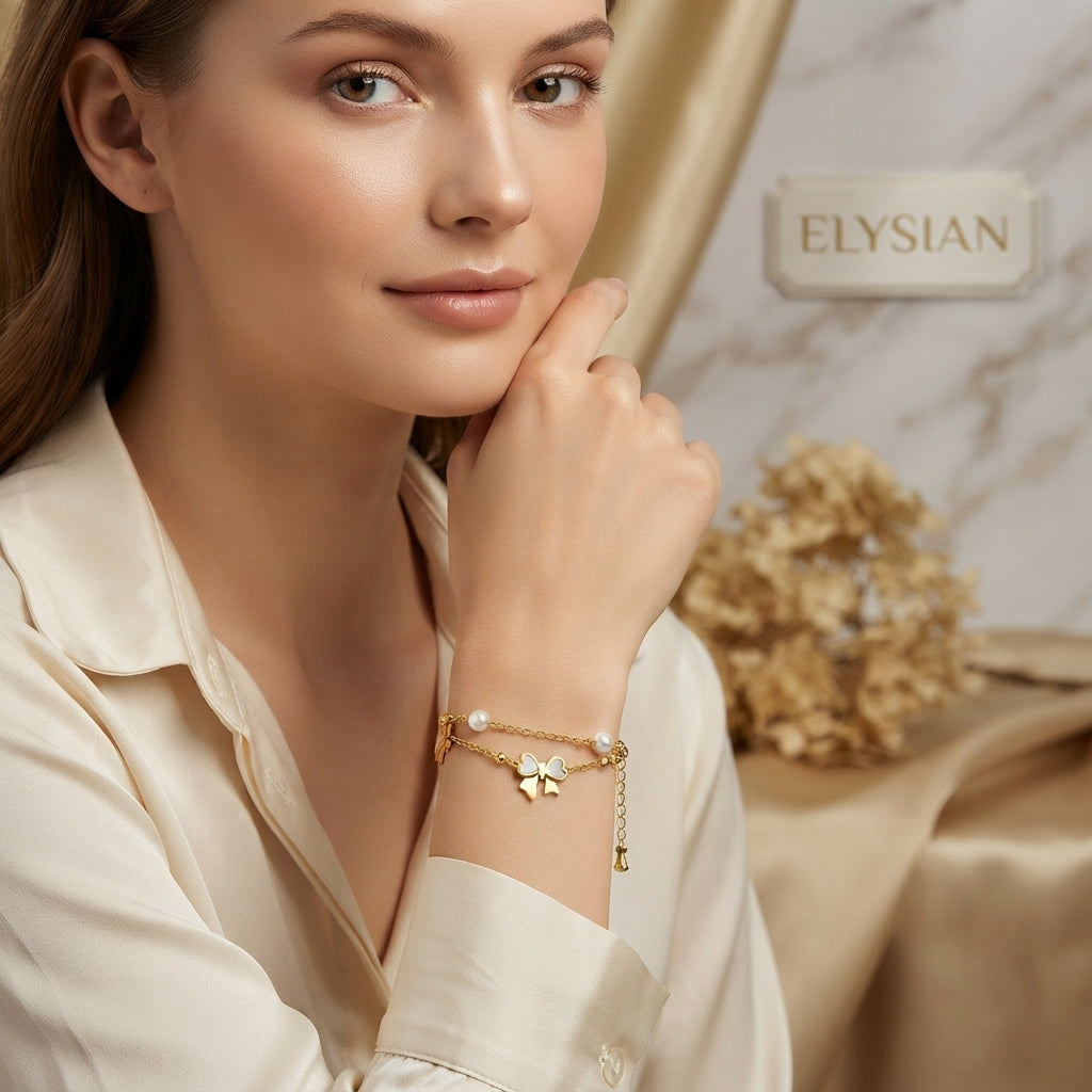 ELYSIAN Rosavelle Bow Bracelet
