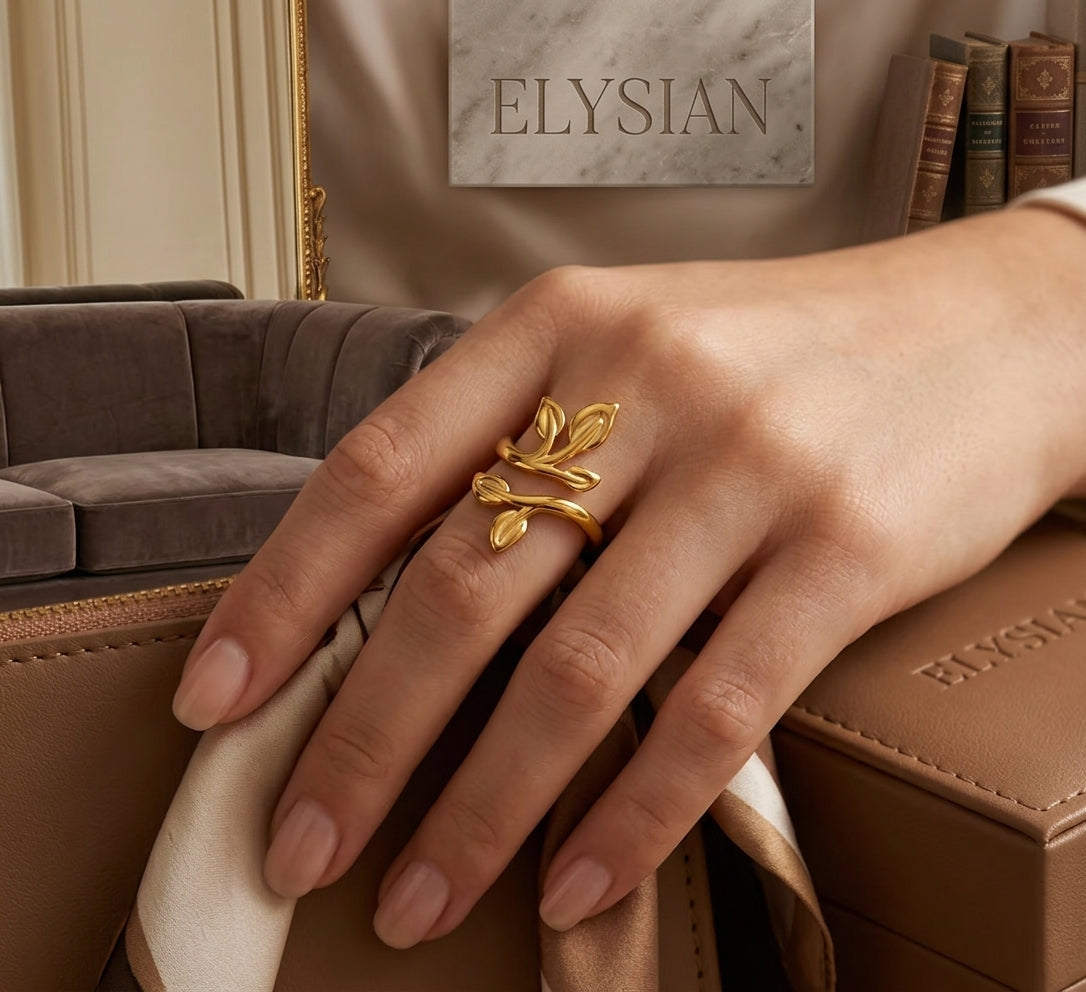 ELYSIAN Vallorie Leaf Ring