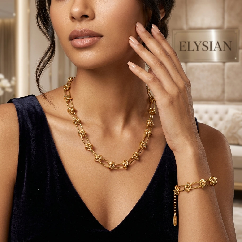 ELYSIAN Avelora Géométrie Jewellery Set