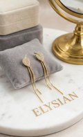Elysian Leaf Cascade Earrings