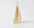 Minimalist Leather-Handle Gift Box | "Happy Moment For You"