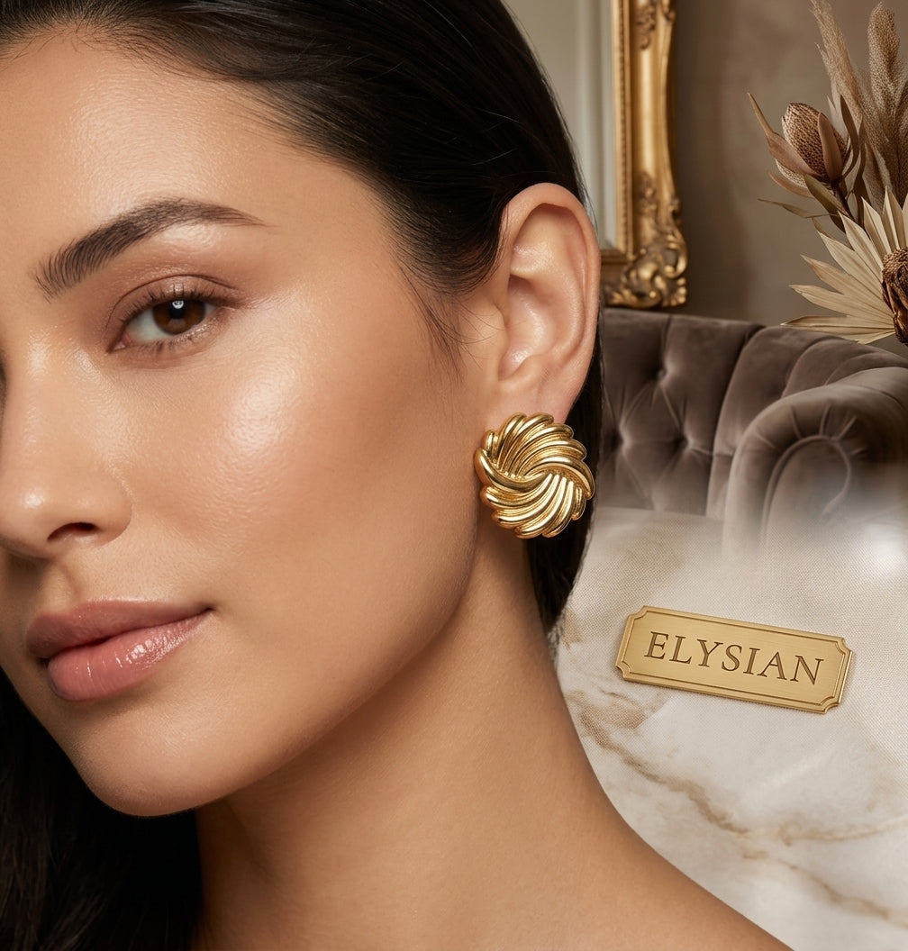 ELYSIAN Évelisse Round Studs