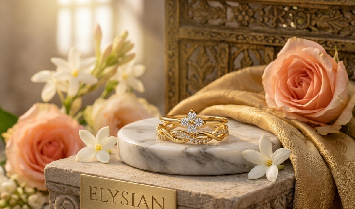 ELYSIAN Infinité Duo Ring Set