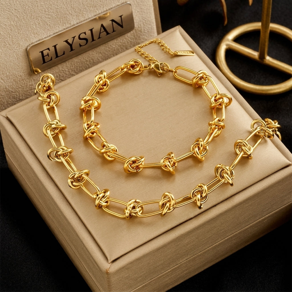ELYSIAN Avelora Géométrie Jewellery Set