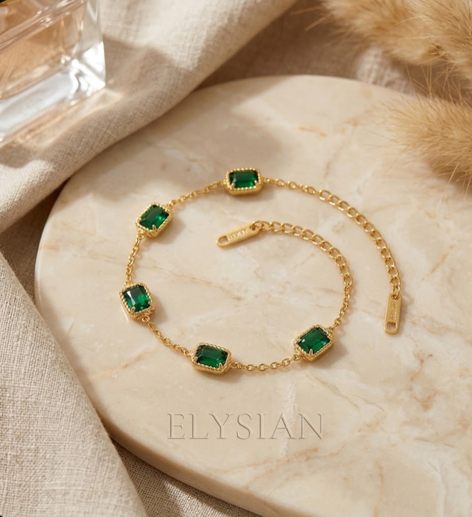ELYSIAN VERDANT Signature Cuban Bracelet