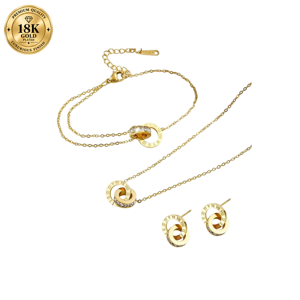 ELYSIAN Célestia Géométrie Jewellery Set